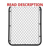 42x48 in Galvanized Chain Fence Gate