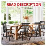 Windsor Classic Black Dining Chairs (4)