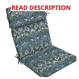 Outdoor High Back Chair Cushion - Sapphire
