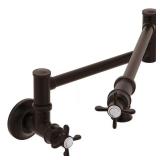 Weymouth Pot Filler Wall Mount OB Bronze