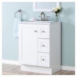 Glacier Bay 25" Bath Vanity w/ Marble Top