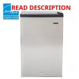 Stainless Upright Freezer 2.1 cu ft with Lock