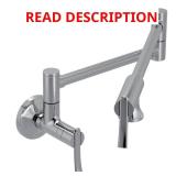 Sinema Wall Mount Pot Filler Faucet