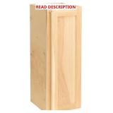 Quicklock RTA 30" Tall Wall Cabinets, Hickory