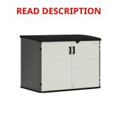Suncast Stow-Away Horizontal Storage Shed
