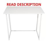 Collapsible 31.5 in. H White Computer Desk