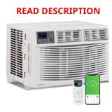 18000 BTU DOE 230V Wi-Fi Window AC-Appears Used
