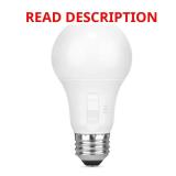 60W A19 LED Bulb, Non-Dimmable, 1-Pack