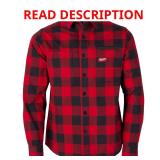 Milwaukee Gridiron L Red Flannel Shirt