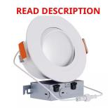 HALO RA 6" LED Canless Trim, 600-900 lm