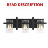 Mitte 24in 3-Light Vanity Light with Glass