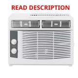 5,000 BTU 115V Window AC for 150 Sq Ft White