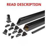 Skid of Enhance 6 ft x 36 in Charcoal Rail Kit
