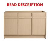 46.88 in. Oak Bath Vanity Cabinet w/o Top