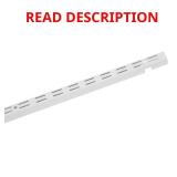 ShelfTrack 60 in. x 1 in. White Standard