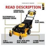 DEWALT 28 in. 224cc RWD 3-in-1 Lawn Mower