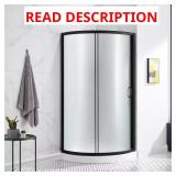 Breeze 32" Corner Shower Kit w/ Frosted Door