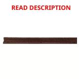 4 ft. Brown No-Dig Rubber Landscape Edging