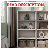 Quincy 46.85 in. Stackable Bookcase 4-Shelf