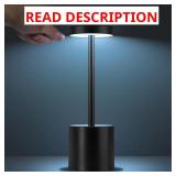 Unbranded 9.5 in. Black Metal RGB LED Lamp