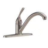 Classic Single-Handle Kitchen Faucet in SS