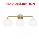 Orley 3-Light Satin Brass Bath Vanity
