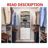 Premier 25 in. W White Wood Closet Tower Box 1 of