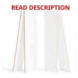(3) Cases White Stair Riser 46 in. x 7-7/8 in. Pl