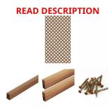 California Redwood Vinyl Lattice Panel