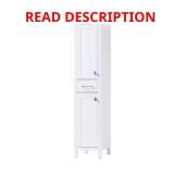 White Linen Cabinet, 16x18x72 in