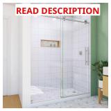 Enigma-X 60x76 Frameless Shower Door