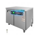 VEVOR 48" Worktop Undercounter Fridge, 2 Door