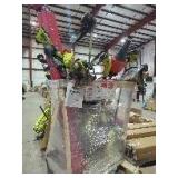 Skid Lot: Milwaukee, Ryobi, Echo, Ridgid Tools