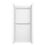 Classic 500 Tile Shower Wall Surround White