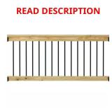 Pressure-Treated 6 ft Aluminum Rail Kit