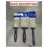 3 piece paint brush set