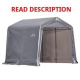 ShelterLogic Shed-in-a-Box 8x8x8 ft Grey