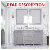 Sonoma 60 in Bath Vanity with Marble Top