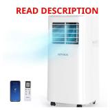 5100 BTU WiFi Portable AC, 200 sq ft, White