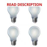 (6) LED Filament A19 Bulb 60W Eq