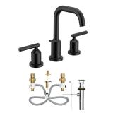 Moen Gibson Matte Black Widespread Faucet