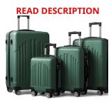 Green Hardside Luggage Set, 4-Pc TSA Compliant