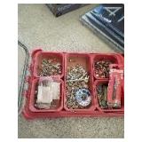 Milwaukee Organizer With Assorted Nuts and Bolts