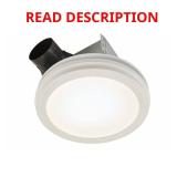 Roomside White 110 CFM Exhaust Fan with LED