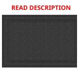Duratex Black 24x36 Indoor/Outdoor Mat