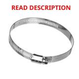4 in. Galvanized Steel Worm Gear Clamp