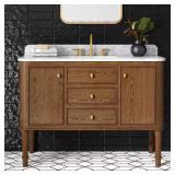 Collette 48 in. Vanity w/ Marble Top