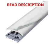Marble 0.31 in. T x 2 in. W Vinyl Molding
