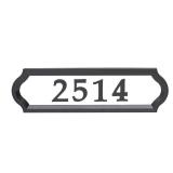 Nite Bright 16-in Address Plaque Kit Black