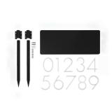 11 in. x 1.25 in. x 7.2 in. Address Plaque